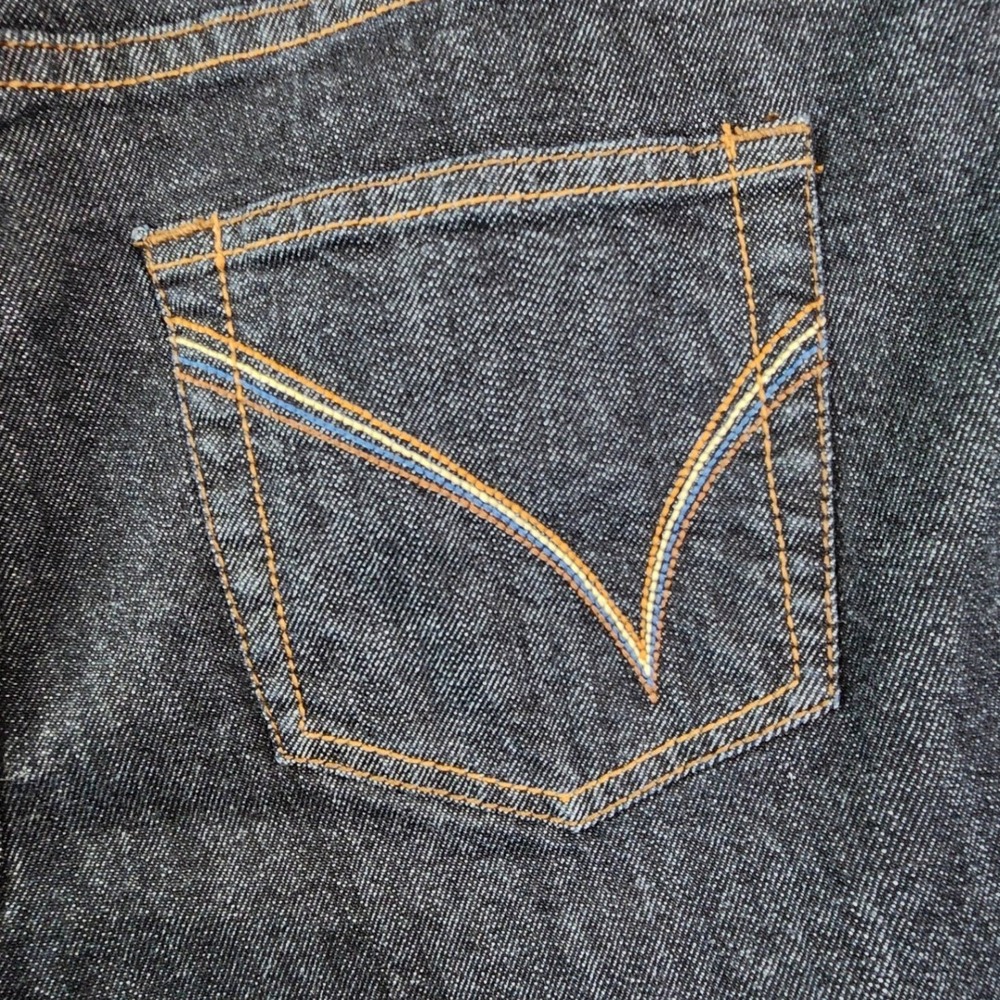 Venezia 2 Petite Dark Wash Stretch Bootcut Jeans Y2K Classic Casual Denim Indigo